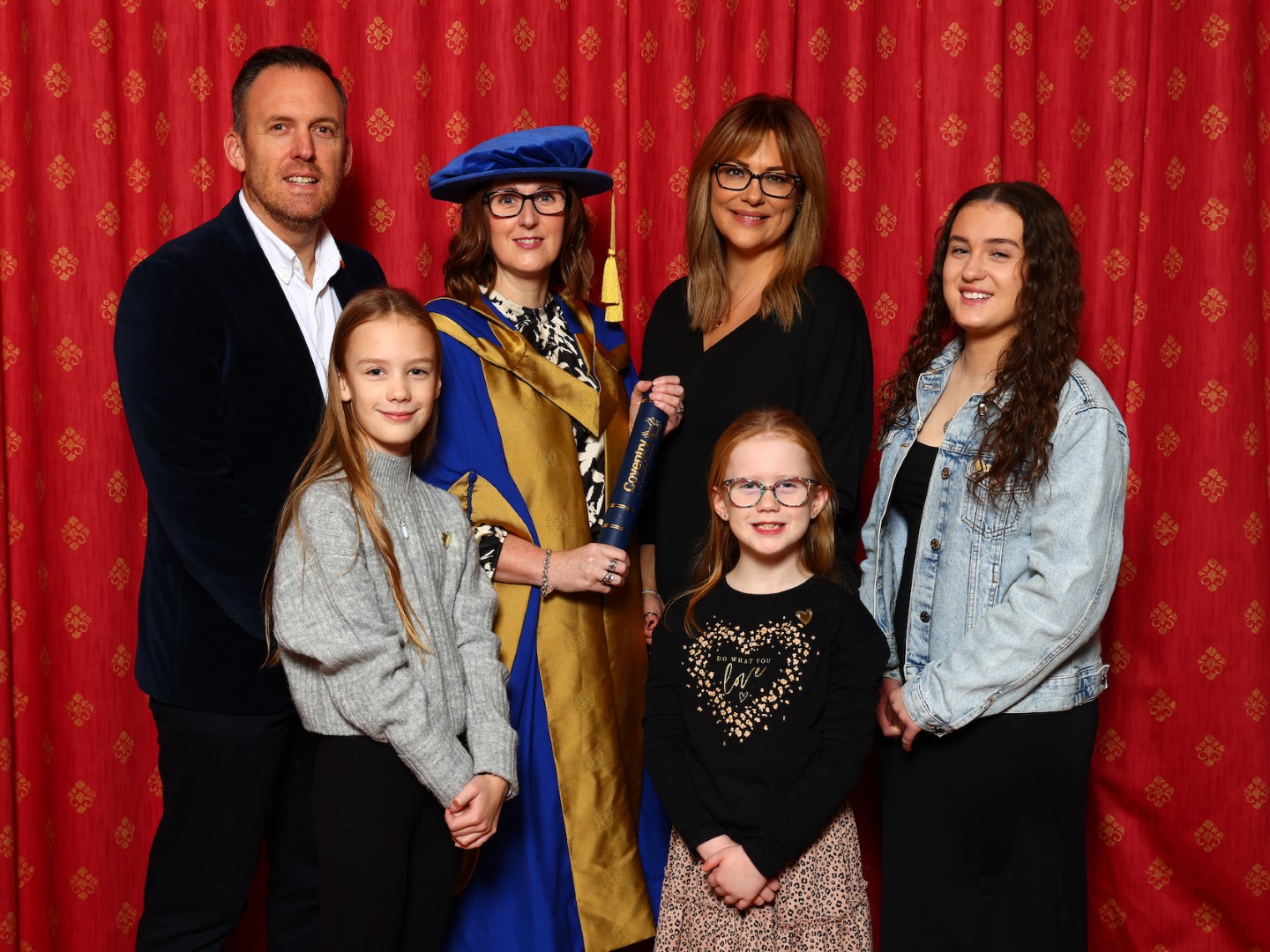 Donna Hodges of the Bodie Hodges Foundation with family and Gemma Orton