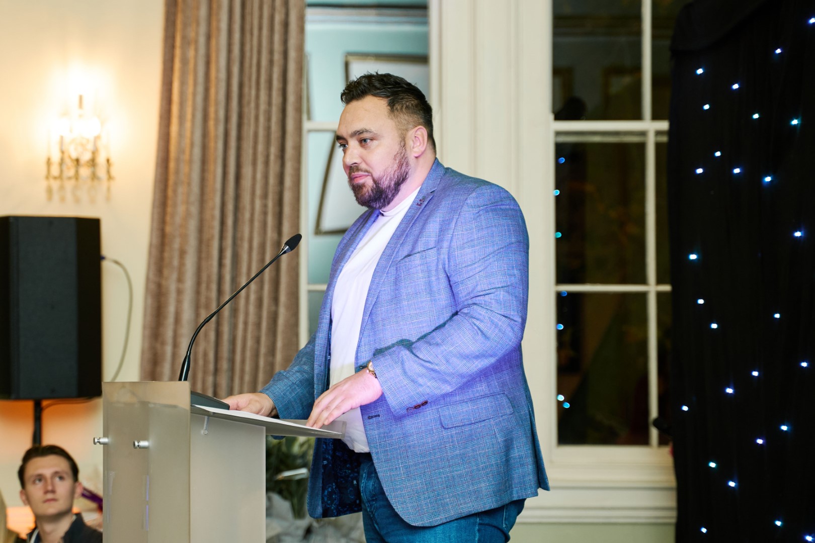 Stefan Fura at Leicestershire Community Champions Awards 2024