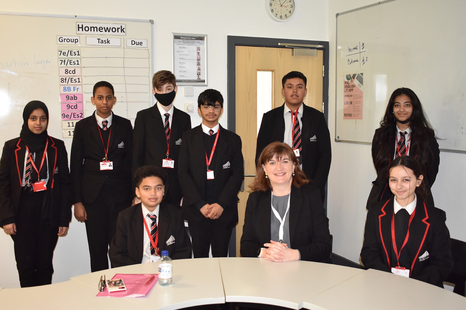 Leicester school welcomes Baroness Morgan