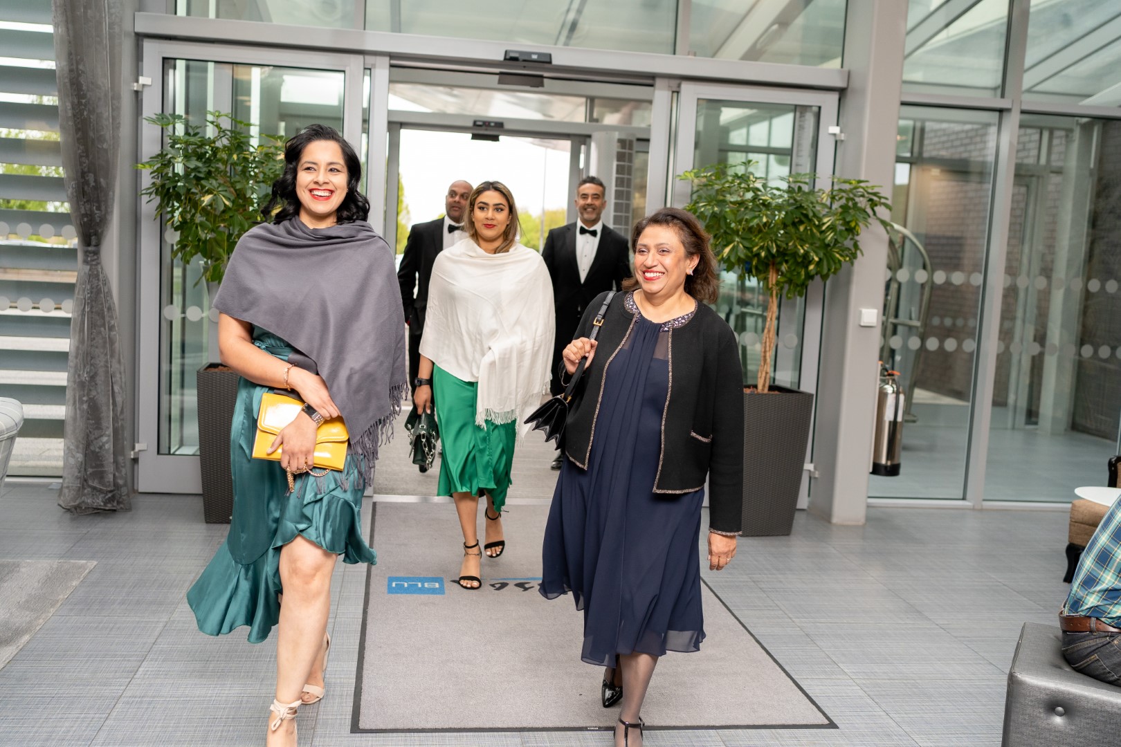 Guests arriving at the Real Entrepreneurs' Awards 2022 at Radisson Blu East Midlands Hotel