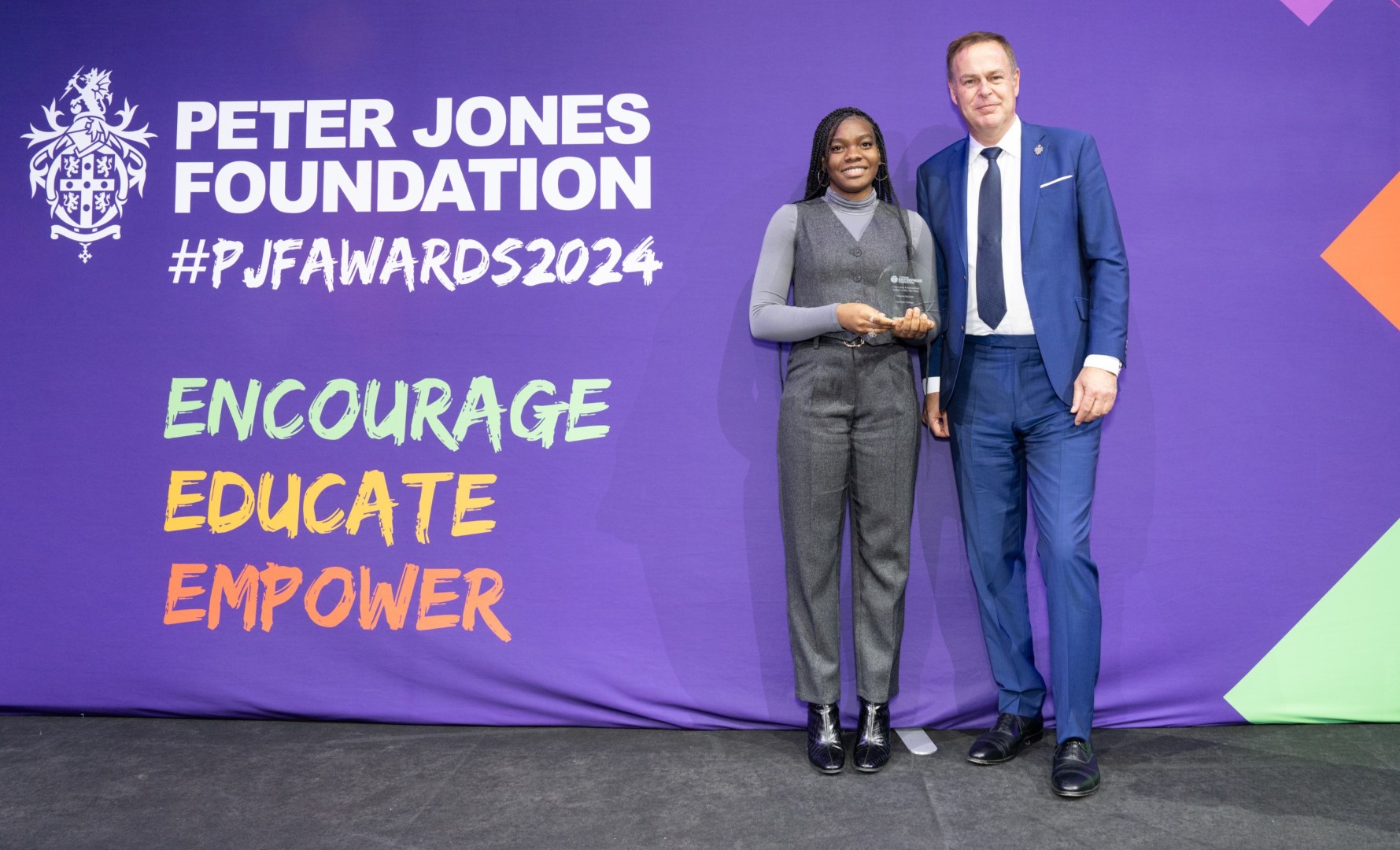 Leicester College student wins National Student of the Year at Peter Jones Foundation awards 2024