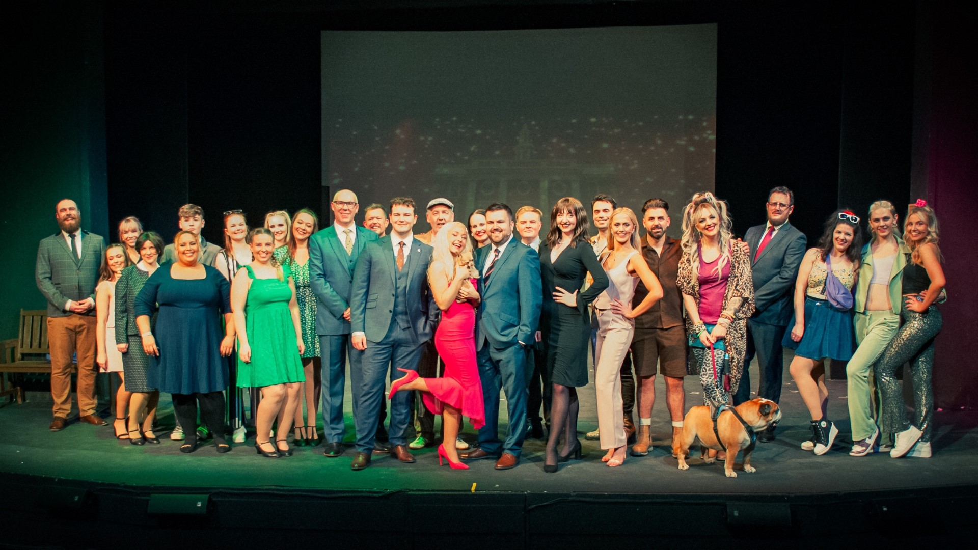 The full company of Legally Blonde. Photography by Poyner + Mee.