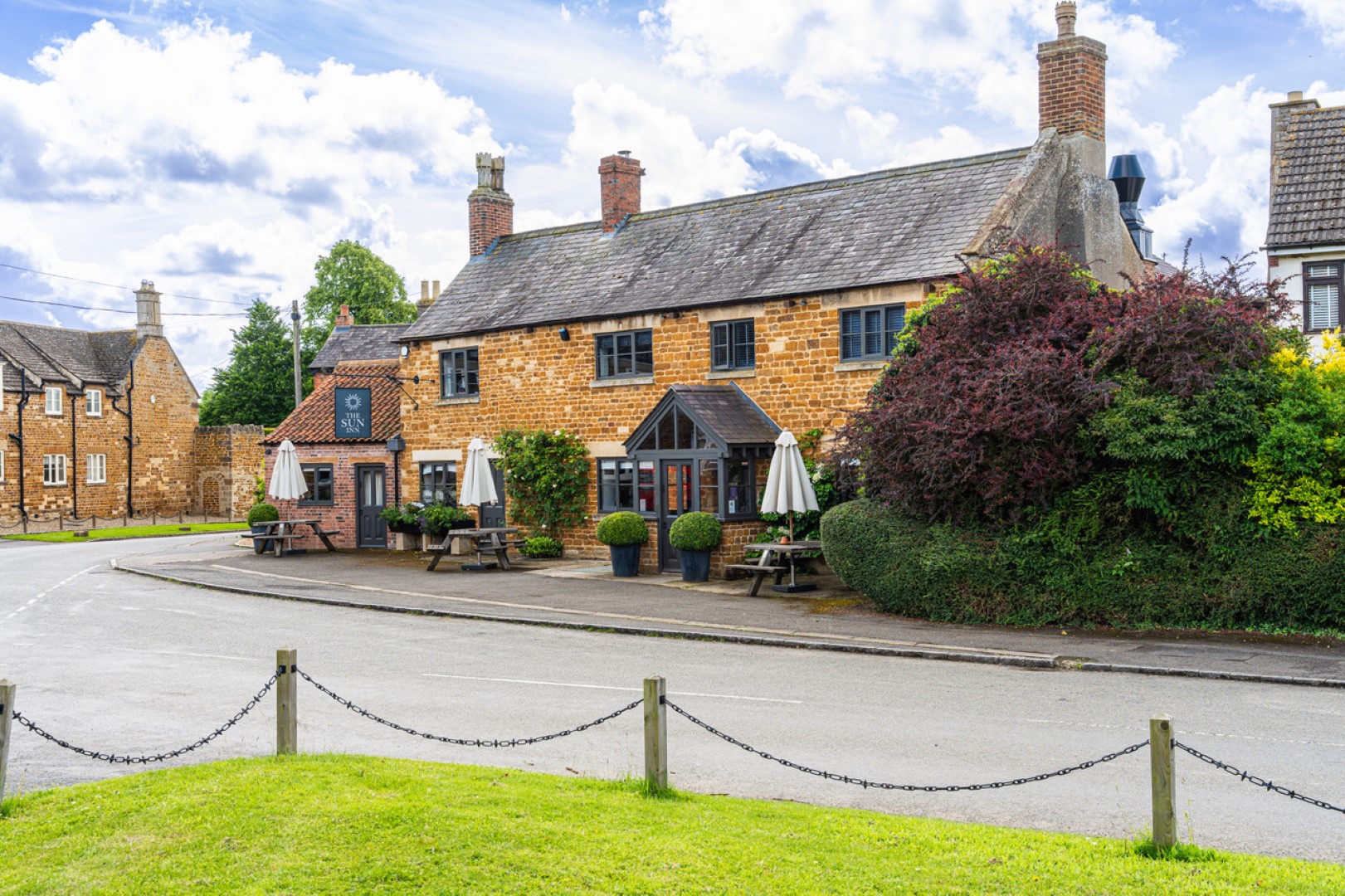 The Sun Inn is one of the three pubs involved.