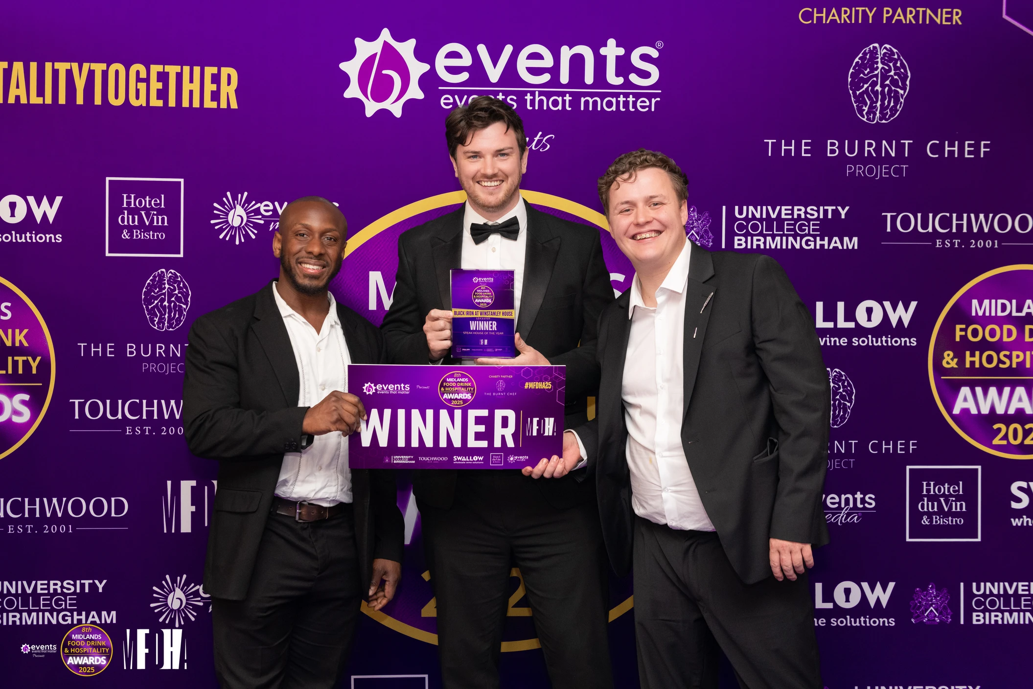 Black Iron at Winstanley House Wins ‘Steak House of the Year’ at the Midlands Food, Drink & Hospitality Awards